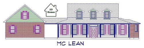 floor plan for  mclean Eelevation 