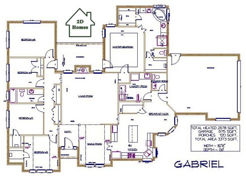 floor plan for  gabriel less than 2999 