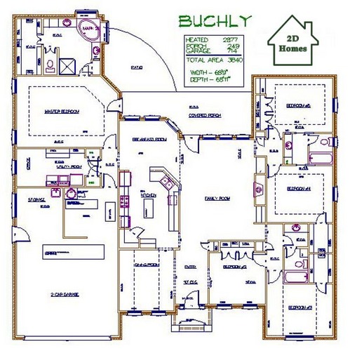 floor plan for  Buchly Less Than 2999 